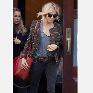 Isabel Marant Black Striped Blazer, Size 40